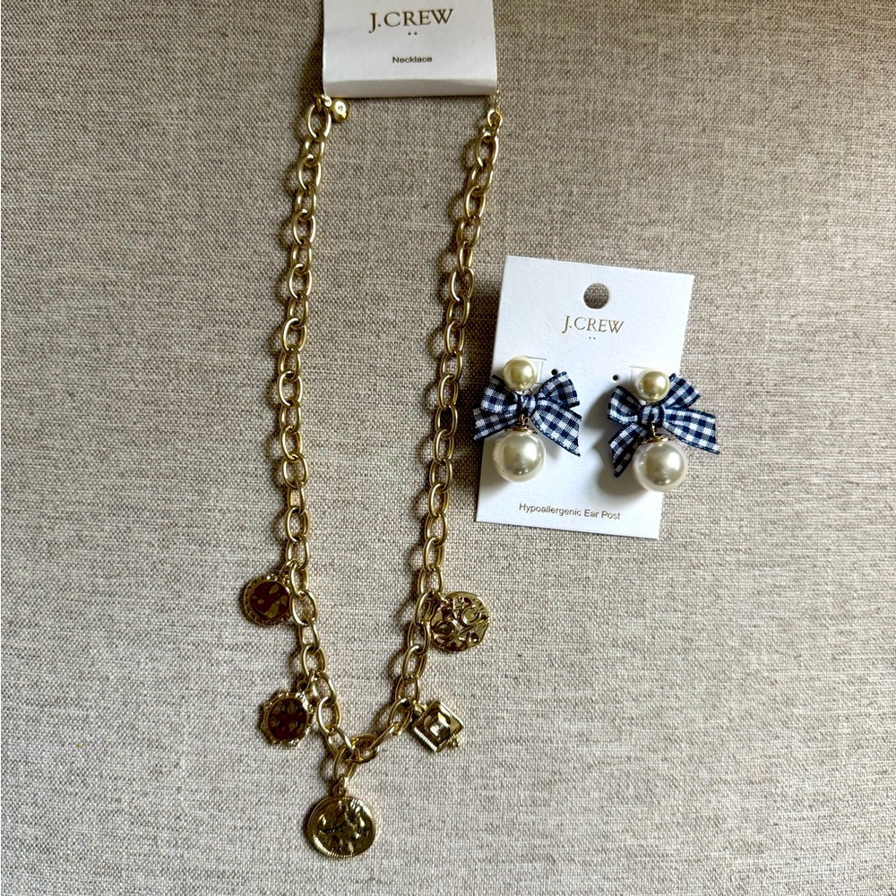 J.Crew Necklace & Earring Bundle NWT